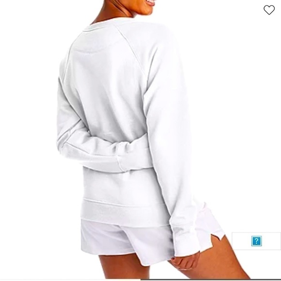 NWT Champion Powerblend Crewneck Logo Print Sweatshirt White Size Small - Picture 6 of 12